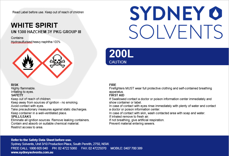 White Spirit – Lambert Chemicals