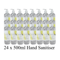 Lemon Myrtle Antibacterial Instant Hand Sanitiser Gel 24 x 500mL  