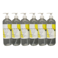 Lemon Myrtle Antibacterial Instant Hand Sanitiser Gel 6 x 500ml Pack 