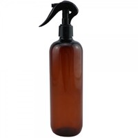 500ml Plastic Bottle with Spray - Amber 