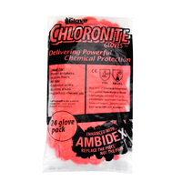 Lightweight Chloronite Chem Glove X-Large | 12 Pairs / 24 Gloves