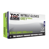 TGC Grey 400 Nitrile Disposable Glove Box 40 | L 