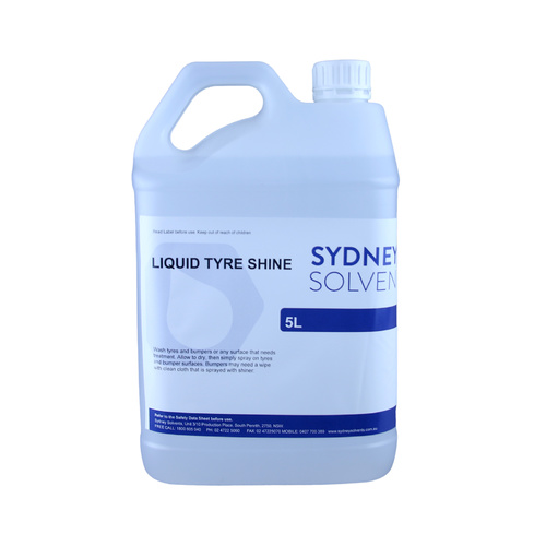 Liquid Tyre Shine 5 Litre