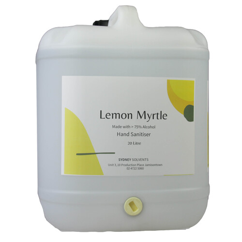 Lemon Myrtle Antibacterial Instant Hand Sanitiser 20L