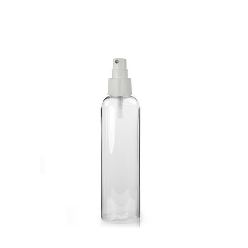 250ml Plastic Bottle Tall with Pump Spray