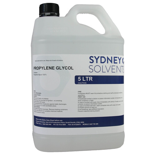Propylene Glycol USP Food Grade 5 Litre